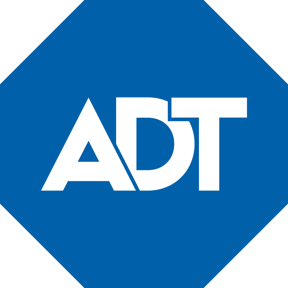 ADT's 1987 blue shield logo
