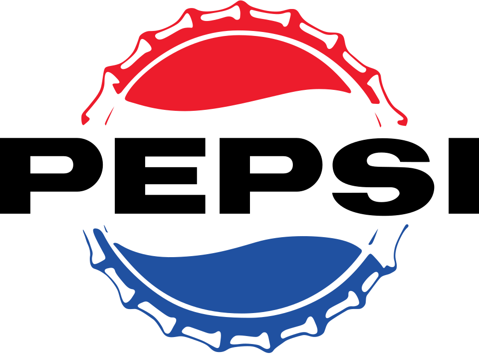 Pepsi modernist logo 1962 — simplified circle with Pepsi wordmark